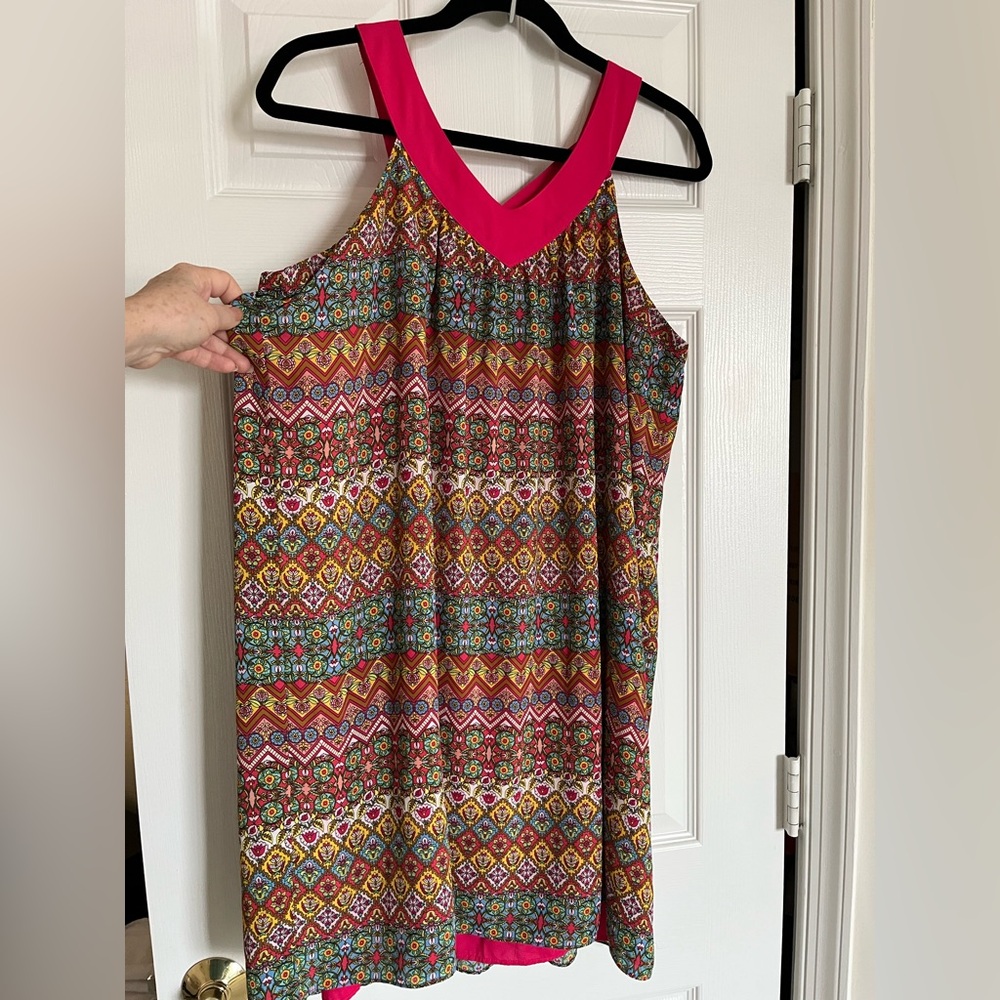 Rose & Olive Pink and Multicolored Dress